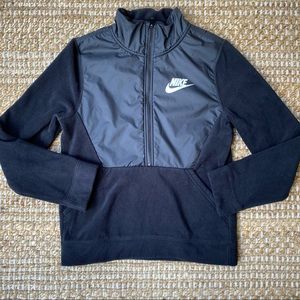 NWOT Nike Sherpa Half Zip YL